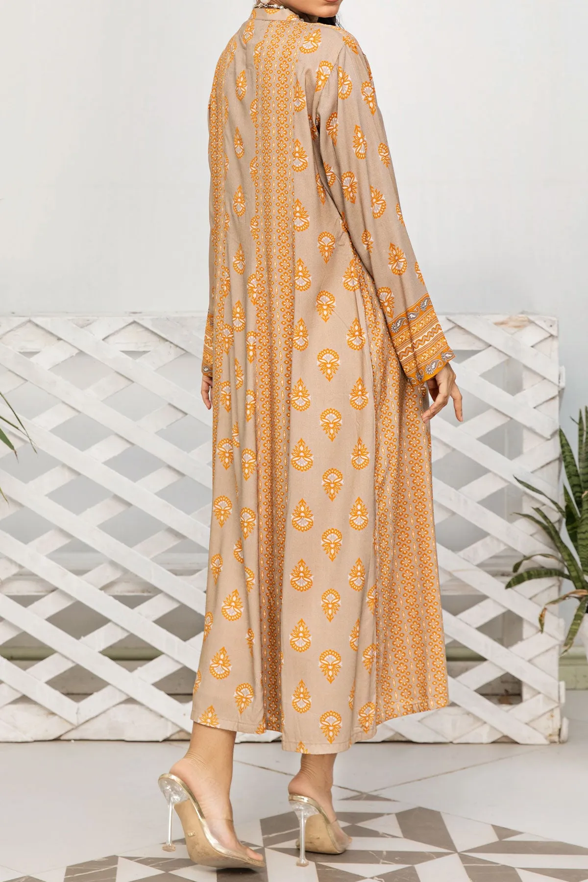 1PIECE DIGITAL PRINT LINEN KURTA  | DPLK-59