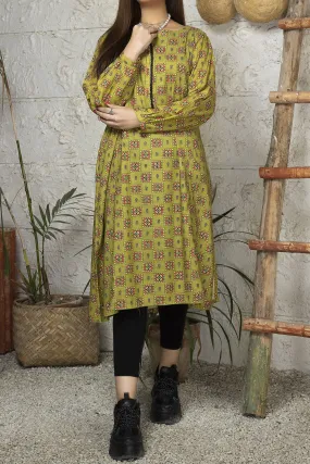 1PIECE DIGITAL PRINT LINEN KURTA | DPLK-88