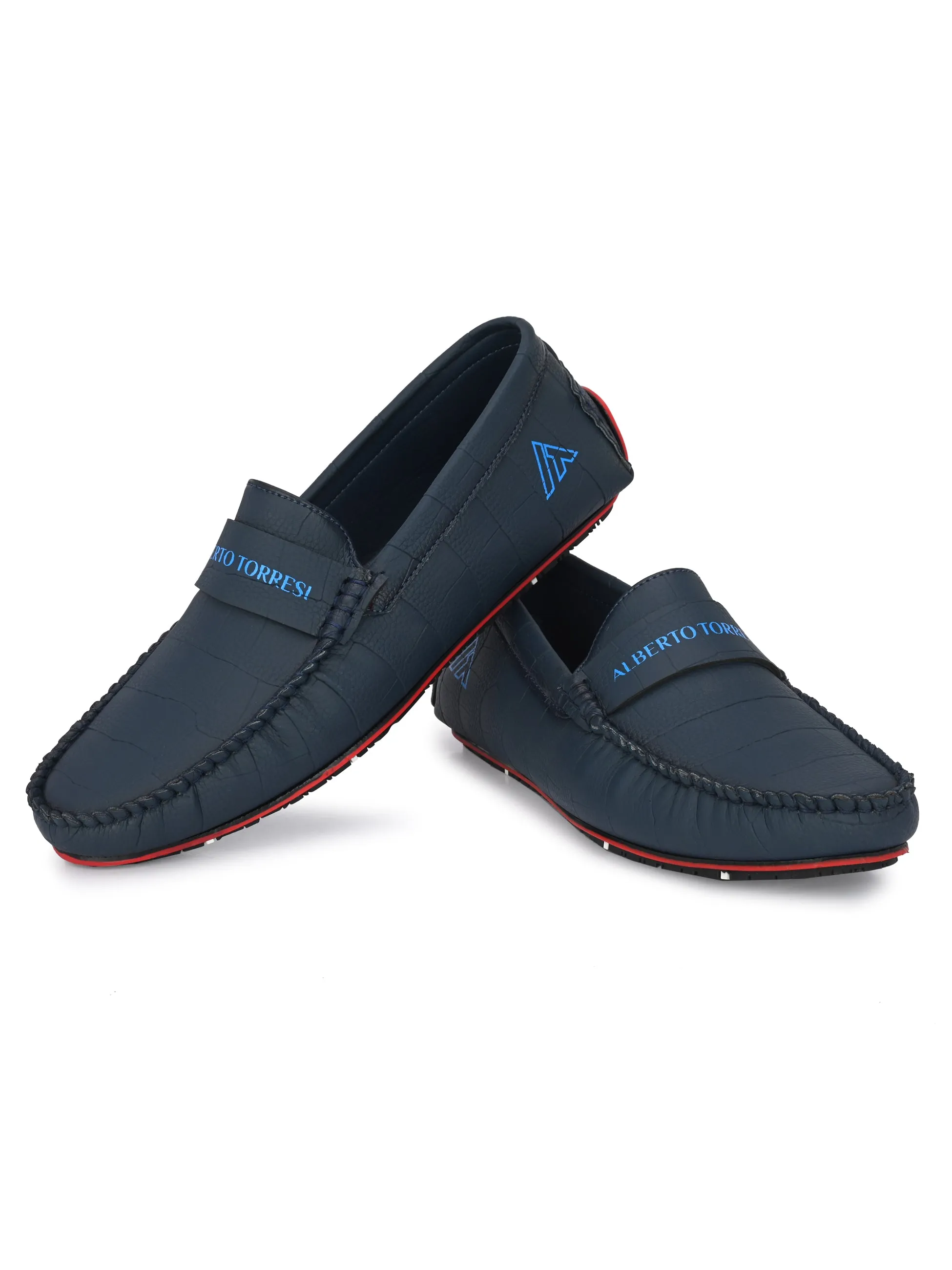 Alberto torresi Synthetic Navy Casual Loafers