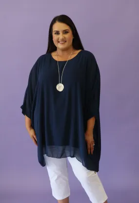 Alice Blouse in Navy