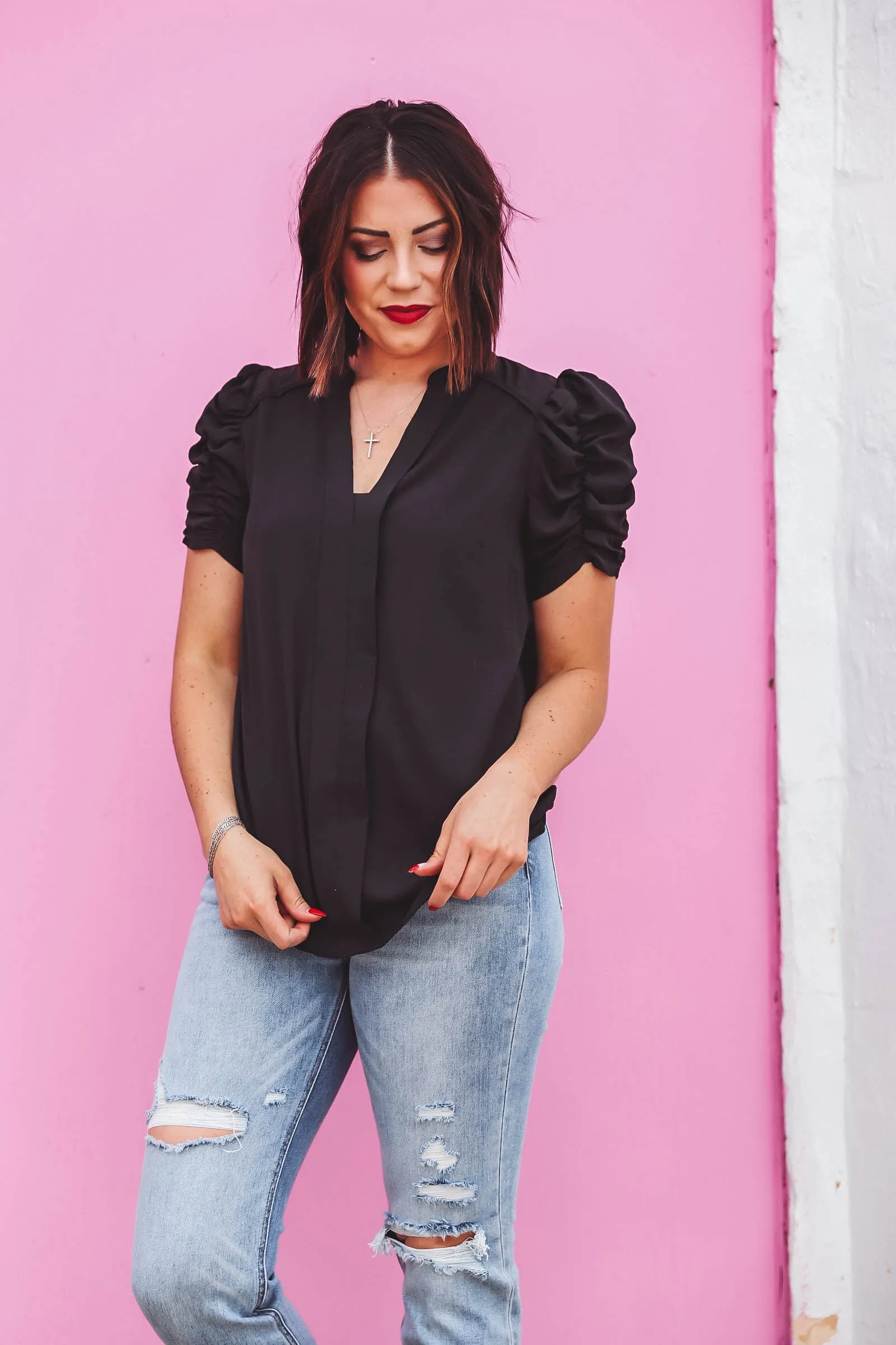 Amelia Top-Black