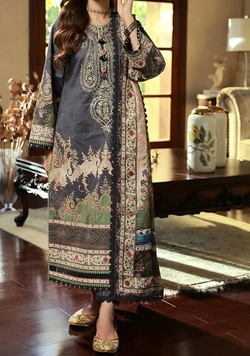 Asim Jofa Asra Pakistani Dress With Winter Shawl