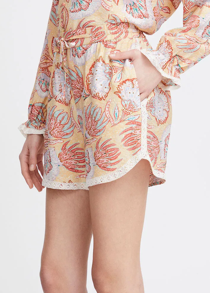 Atelier Rêve Lamore Shorts - Big Summer Flowers