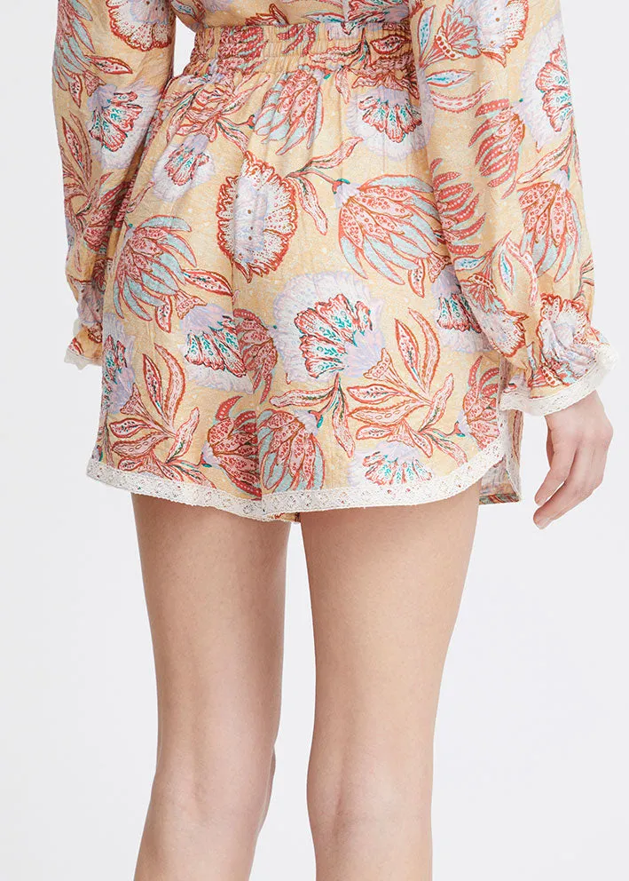 Atelier Rêve Lamore Shorts - Big Summer Flowers