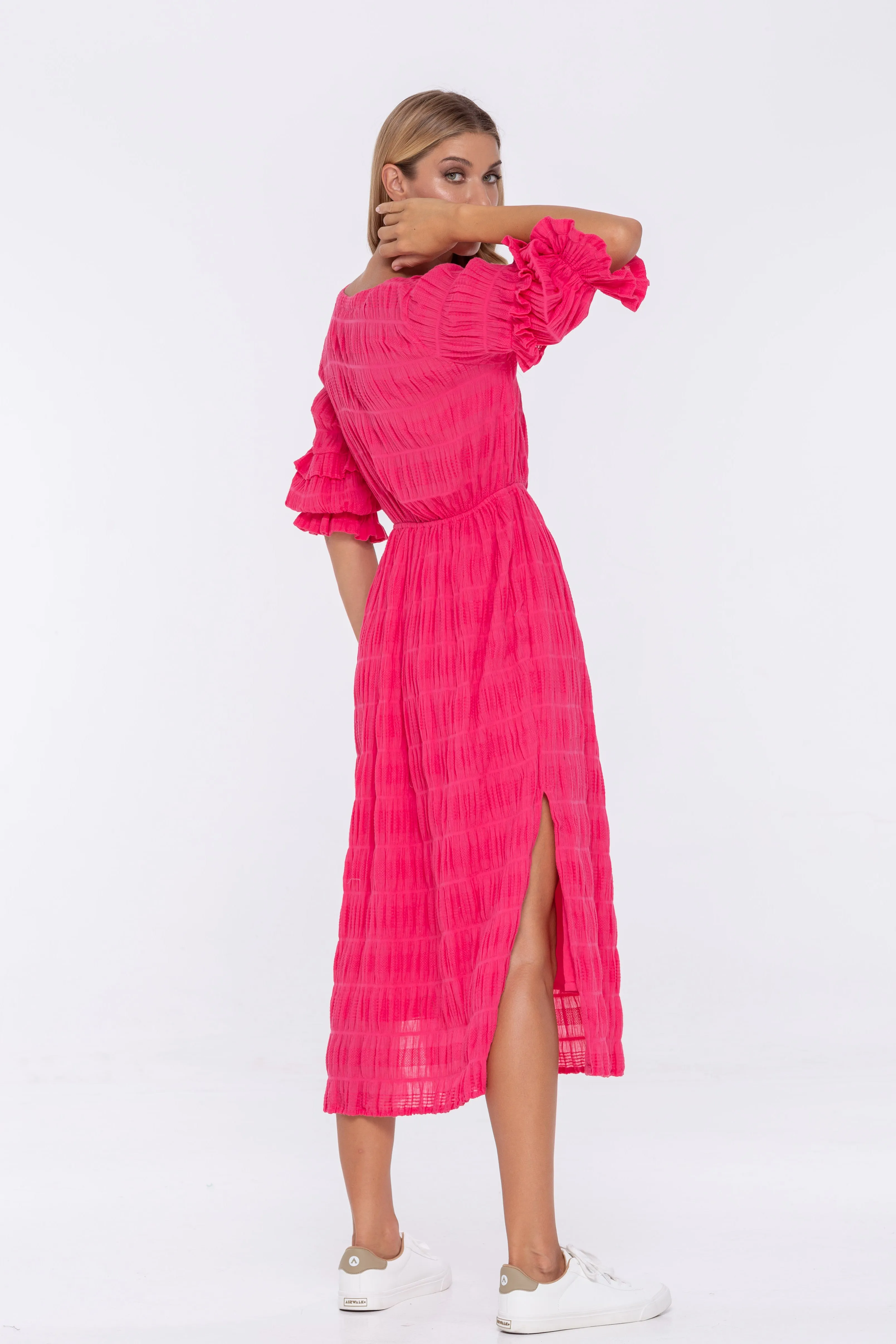 Aya Dress - Fuchsia Fun