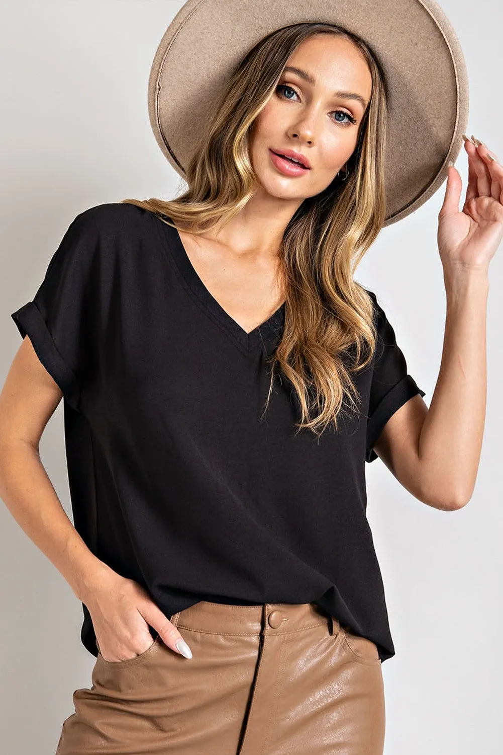 Basic V-Neck Top