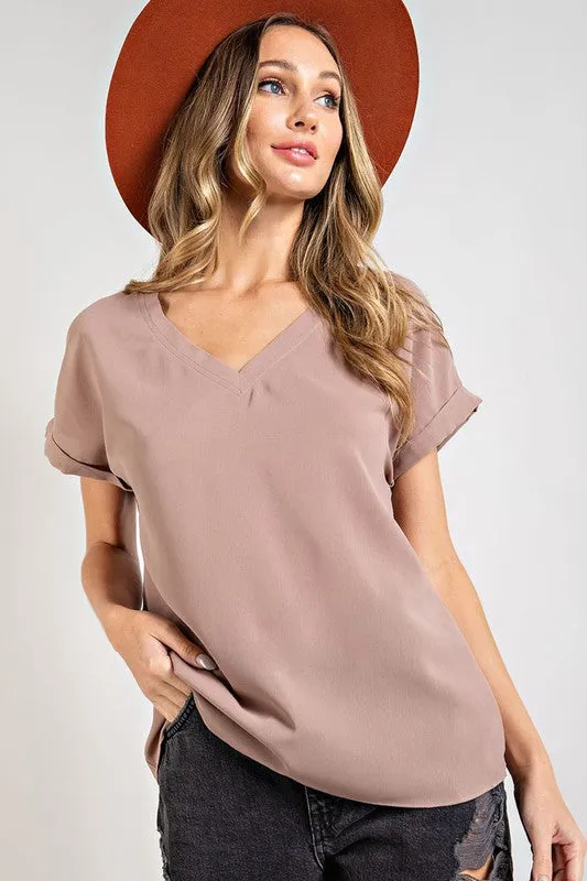 Basic V-Neck Top