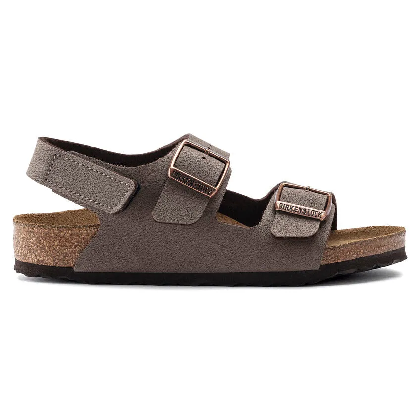 Birkenstock Kids' Milano HL Birkibuc (Mocha)