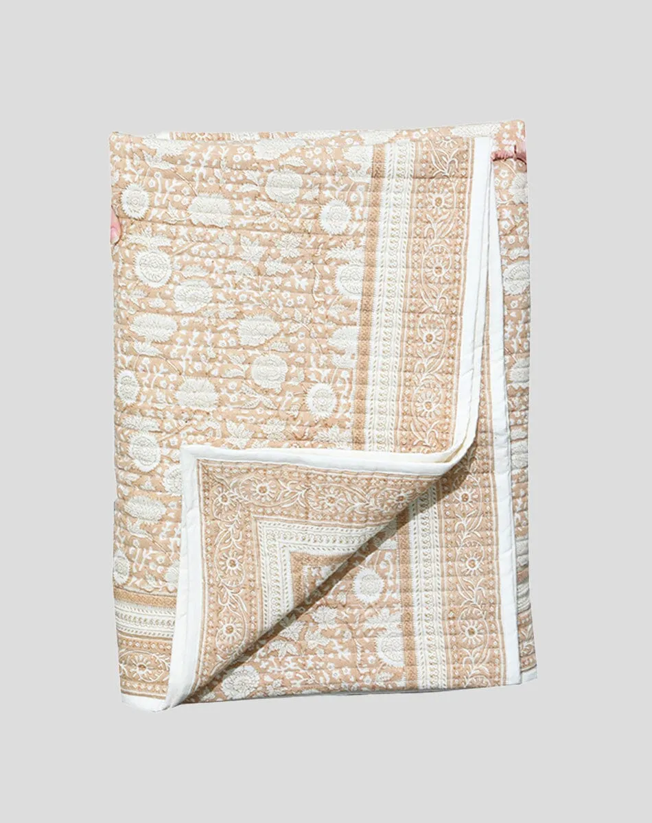 Block Print Throw Blanket | Clemente