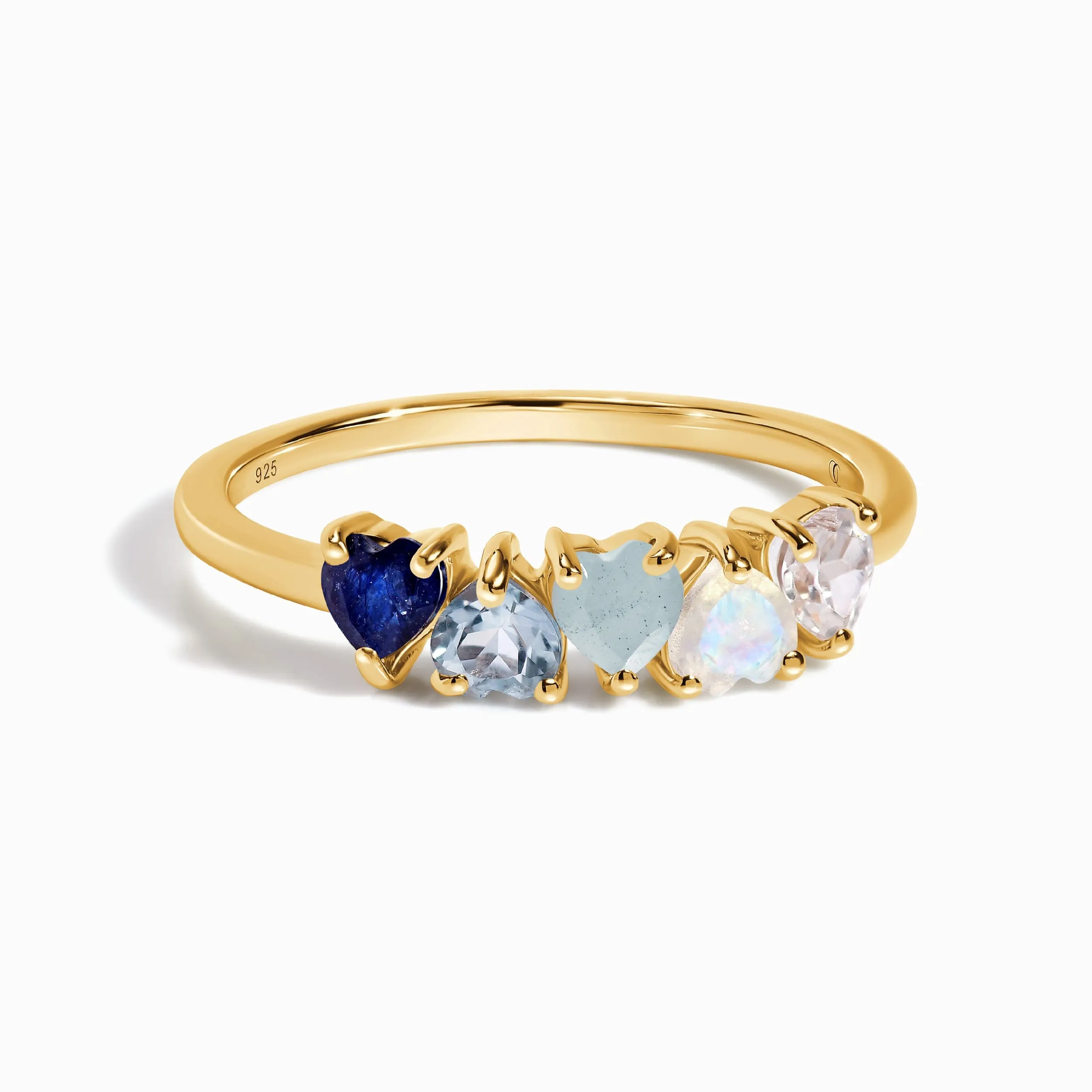 Blue Gradient Multigem Ring - Crush On You