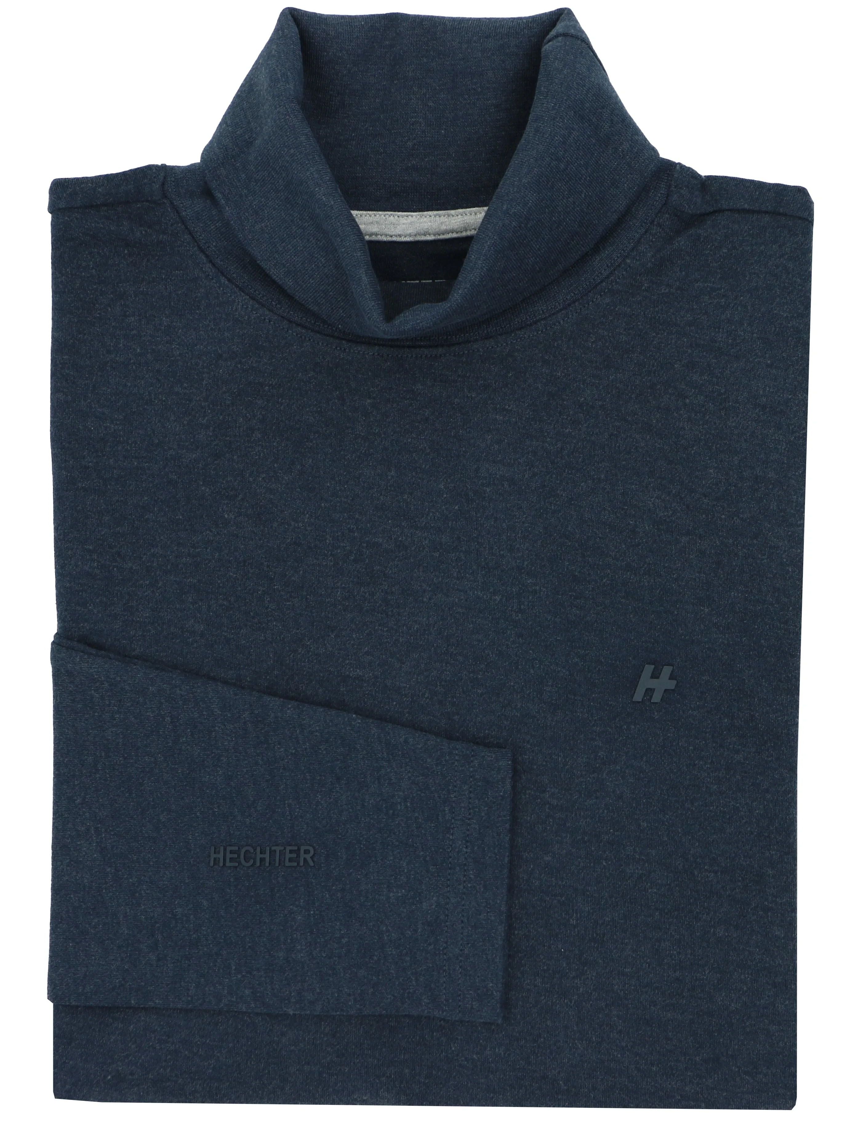 Blue Marle Rollneck Jersey Knit