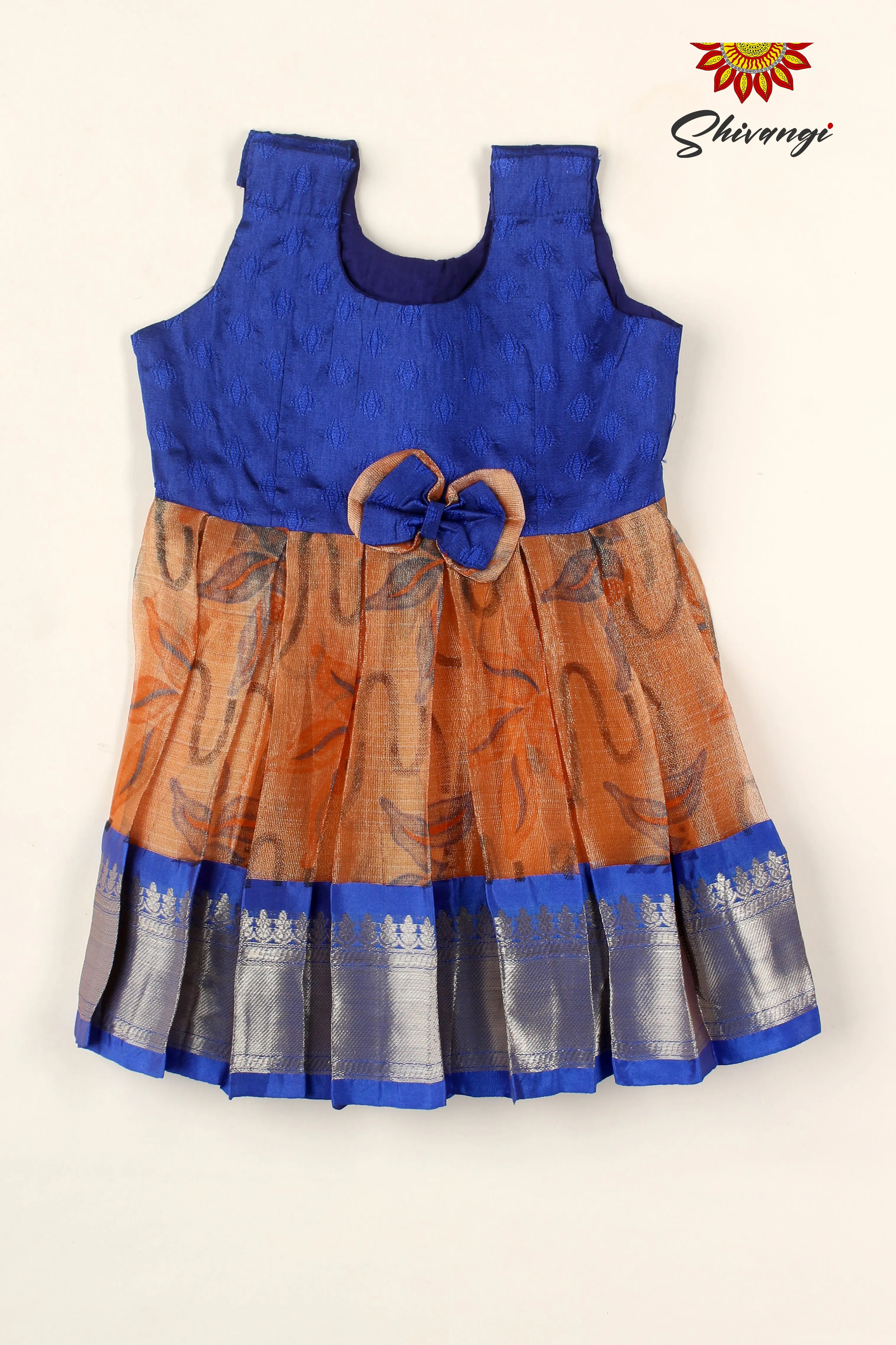 Blue Pink Lilly Baby Frock For Girls !!!