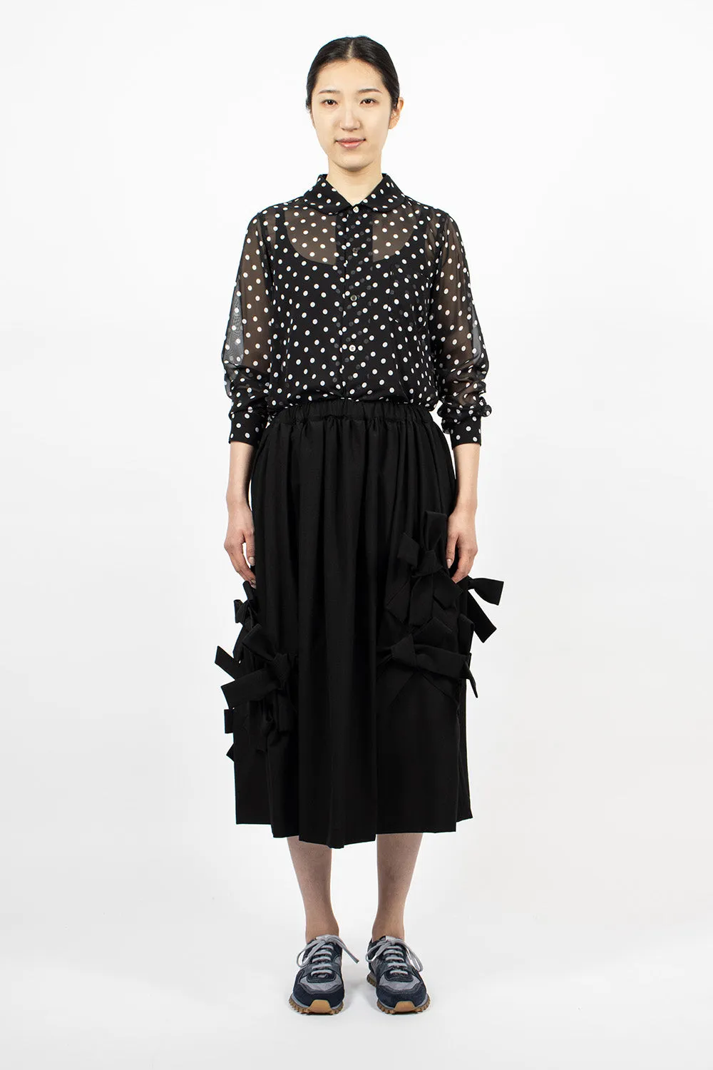 Bow Skirt Black