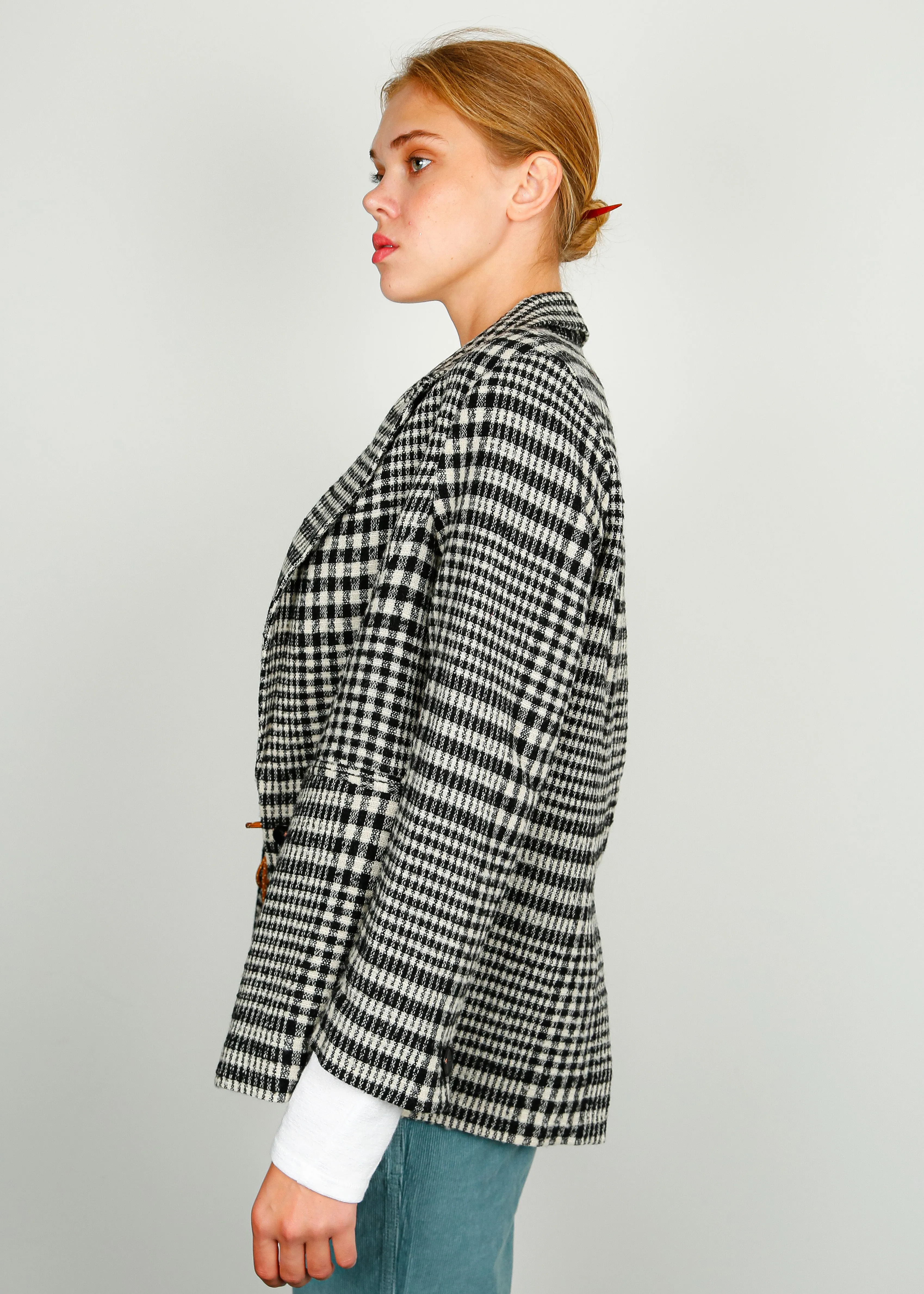 BR Veil Checked Blazer