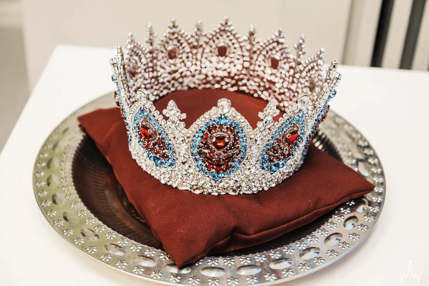 Bridal Crown - Tiara with Crystals Specially Designed for Miss Universe Russia