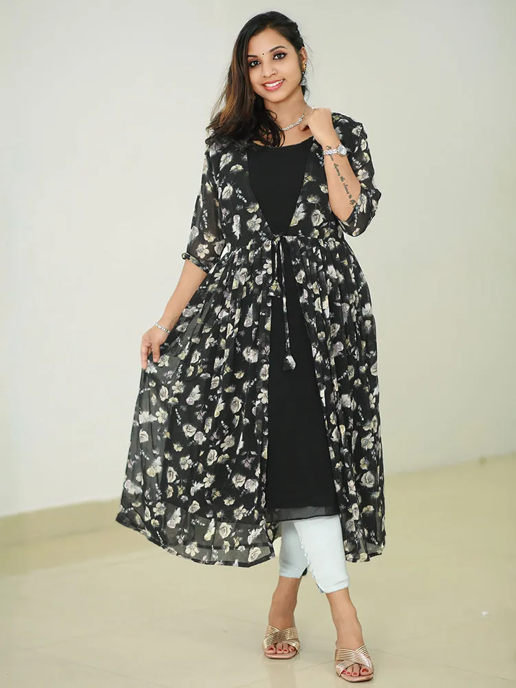 Butterfly Dreams: Chiffon Feeding Top Covercoat - Only ₹579