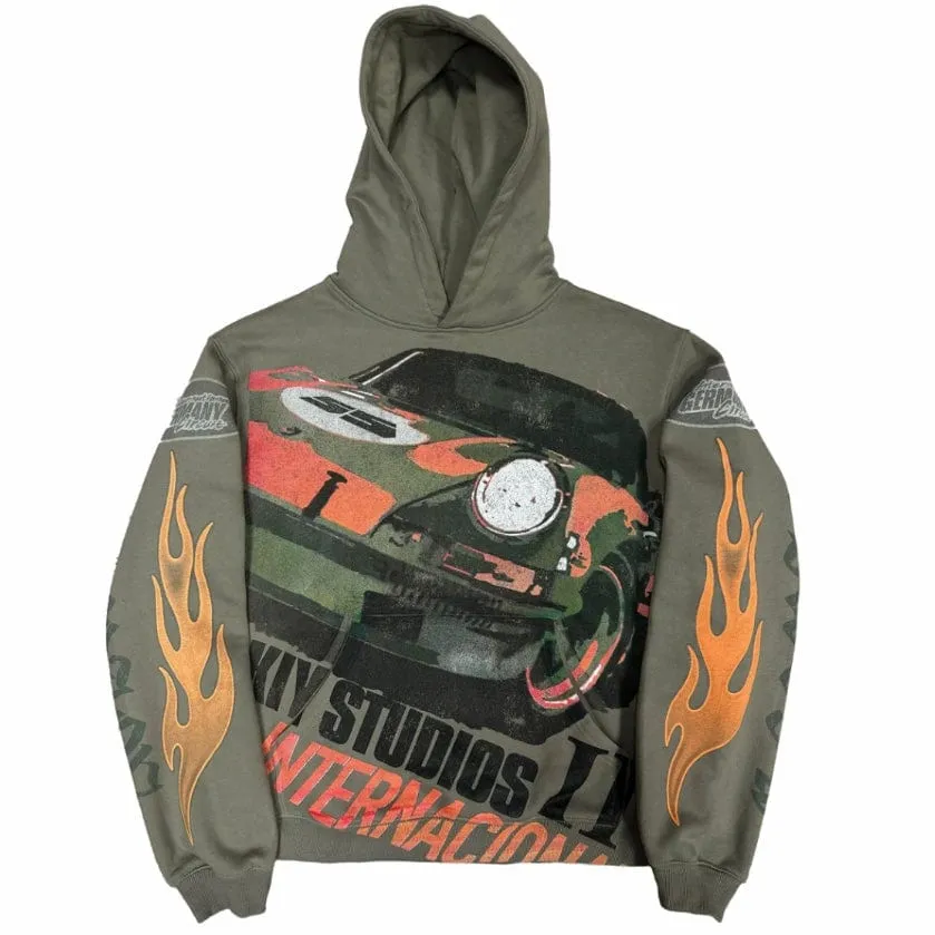 By Kiy Studios Germany Circuit Hoodie (Olive)