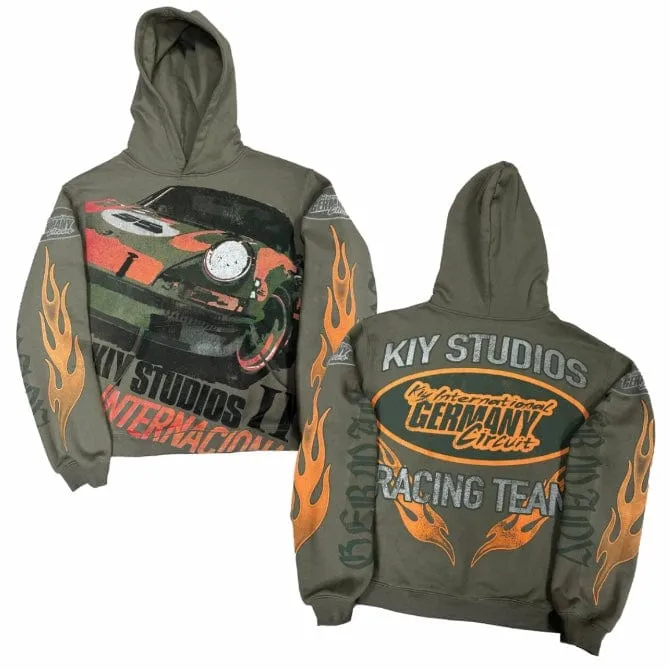 By Kiy Studios Germany Circuit Hoodie (Olive)