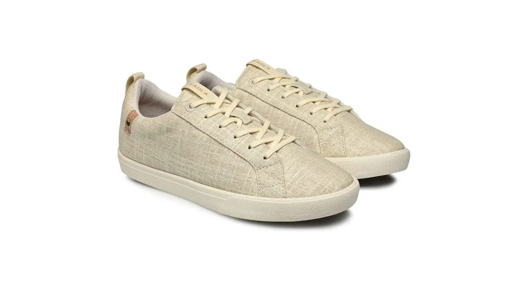 Cannon Women's Linen & Organic Cotton Sneakers | Sand