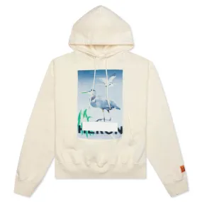 Censored Heron Hoodie - White/Light