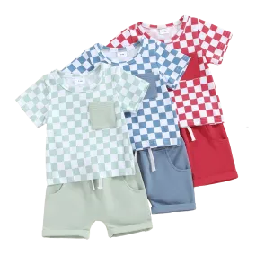 CHECKERS Front Pocket Summer Outfit