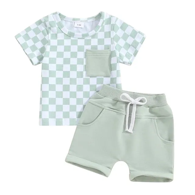 CHECKERS Front Pocket Summer Outfit