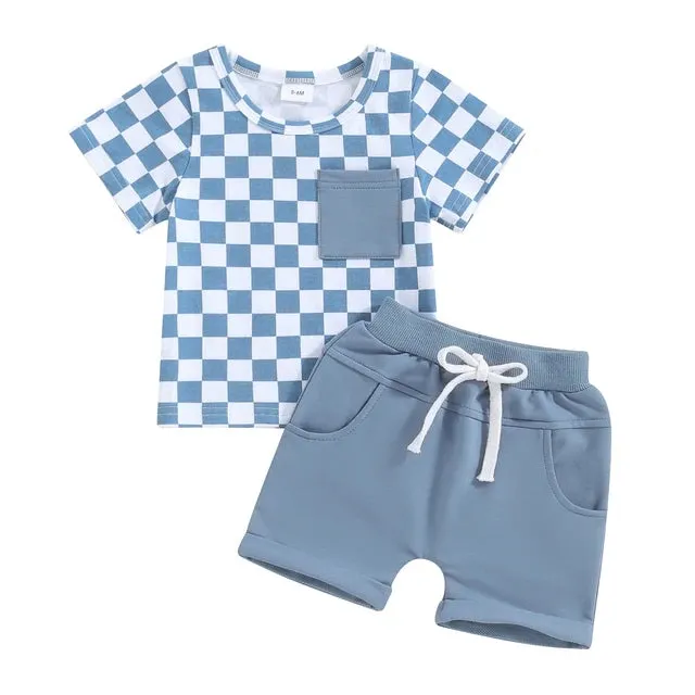 CHECKERS Front Pocket Summer Outfit