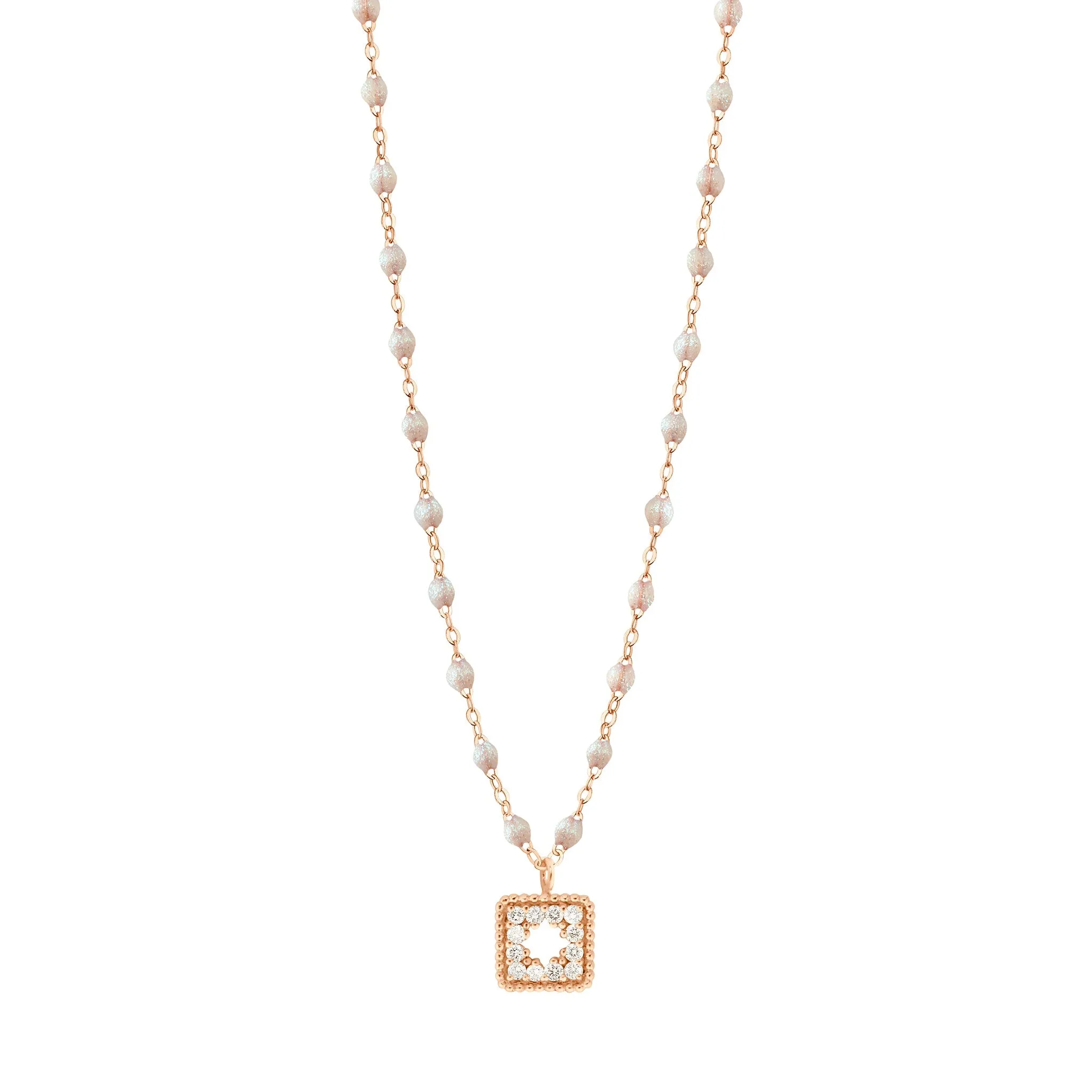 Classic Gigi Opal Treasure Necklace Rose Gold, 16.5"