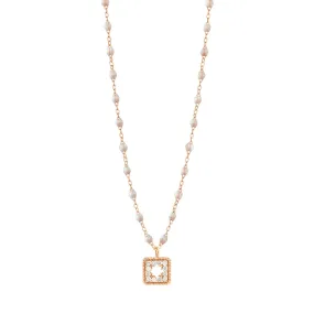 Classic Gigi Opal Treasure Necklace Rose Gold, 16.5"