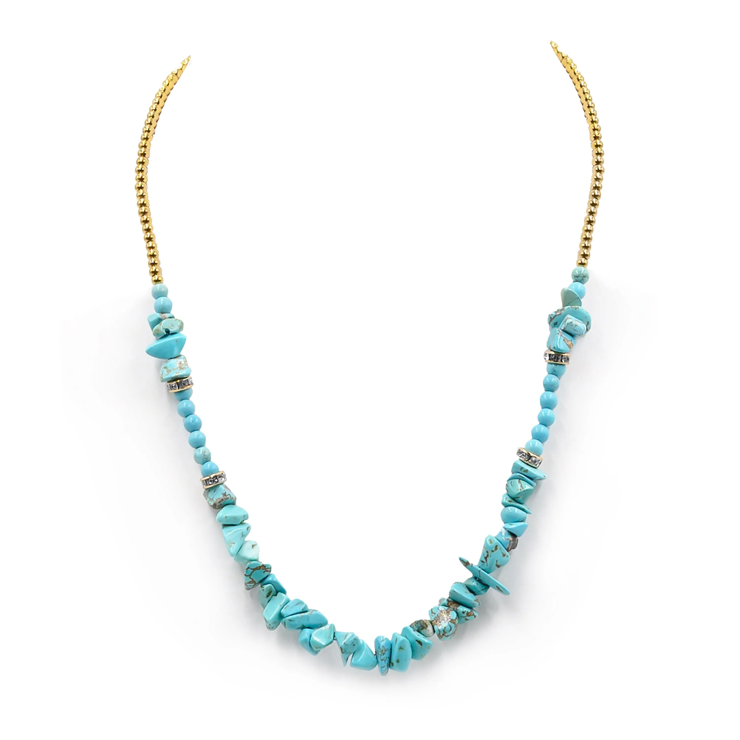 Cluster Collection - Turquoise Necklace