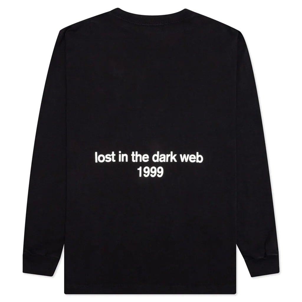 Corkscrew L/S Tee - Black