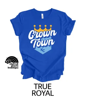 Crown Town | Kansas City Royals | Royal Blue Baby Youth Adult