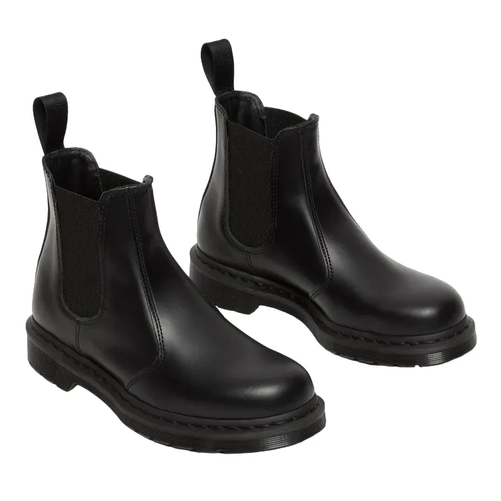 Dr Martens chelsea boots 2976 mono in smooth leather 25685001 black