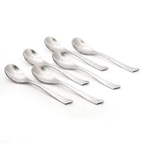 Embassy (Classic by Embassy) Tea Spoon, Pack of 6, Stainless Steel, 14 cm (Monalisa, 14 Gauge)