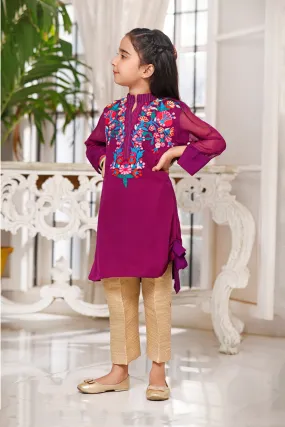 Embroidered Chiffon 2pc Suit | MID SUMMER | S1017