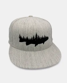 Fish & Forest Heather Grey Hat