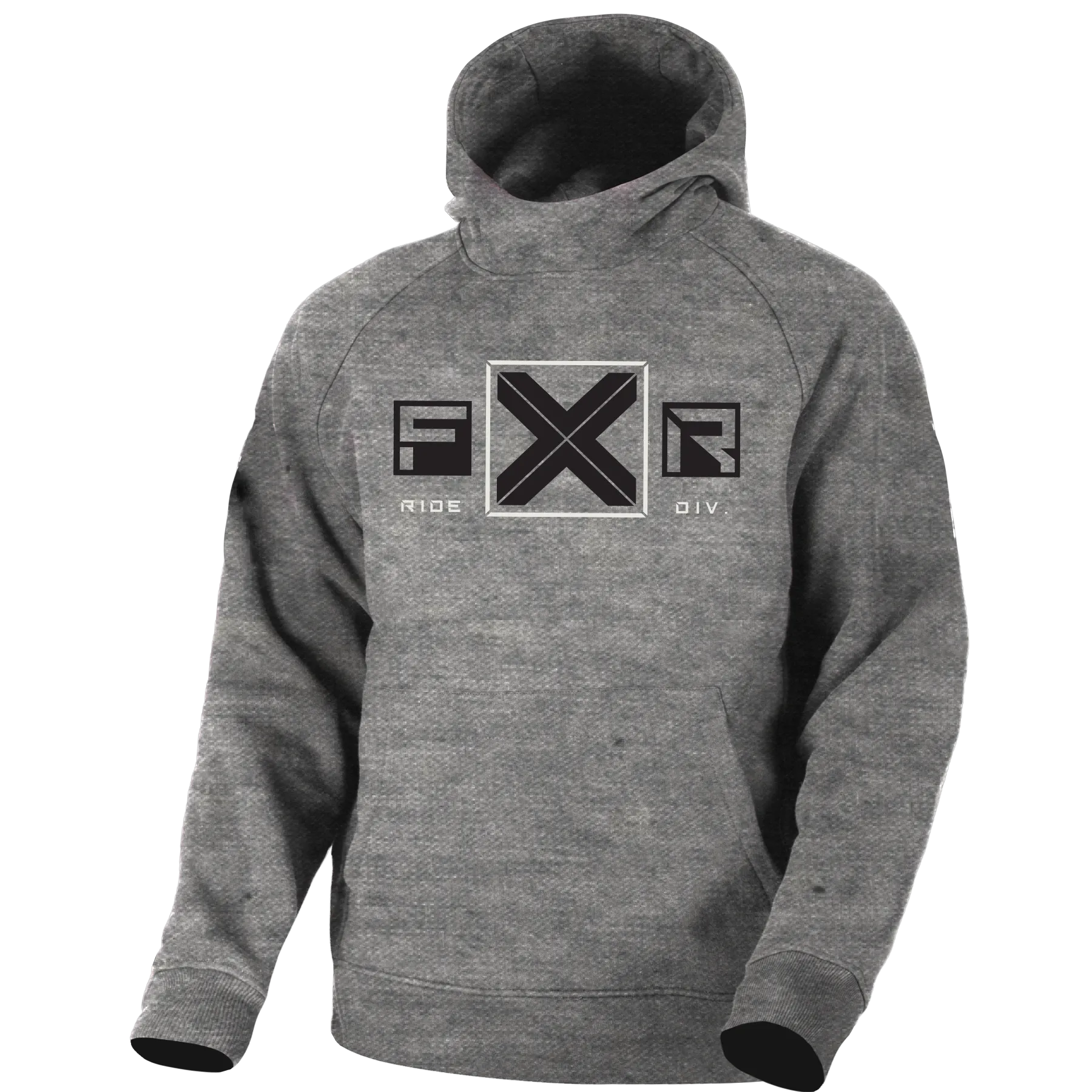 FXR Maverick Youth Pullover Fleece Grey Heather/Black