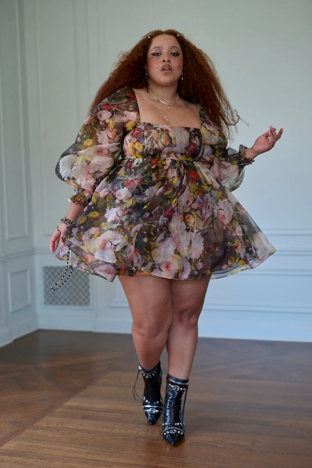 Fête des Fleurs Puff Dress