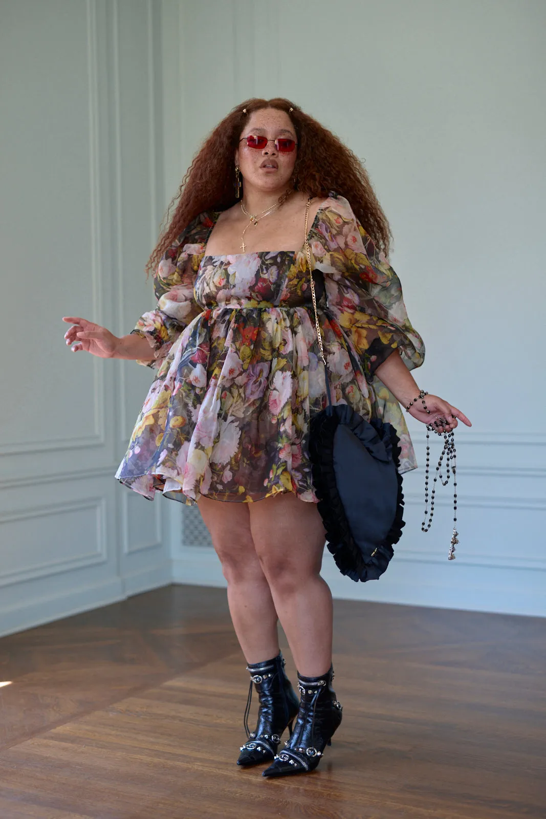 Fête des Fleurs Puff Dress