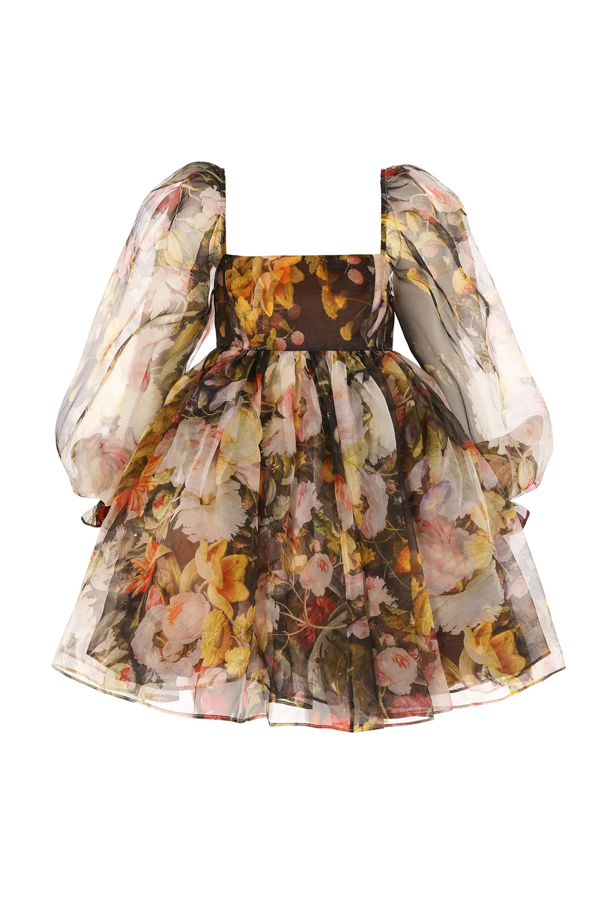 Fête des Fleurs Puff Dress