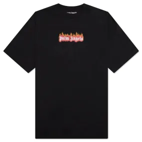 GD Burning Logo Classic Tee - Black/White