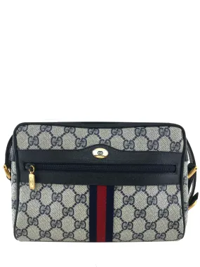 Gucci Monogram Web Camera Crossbody Bag