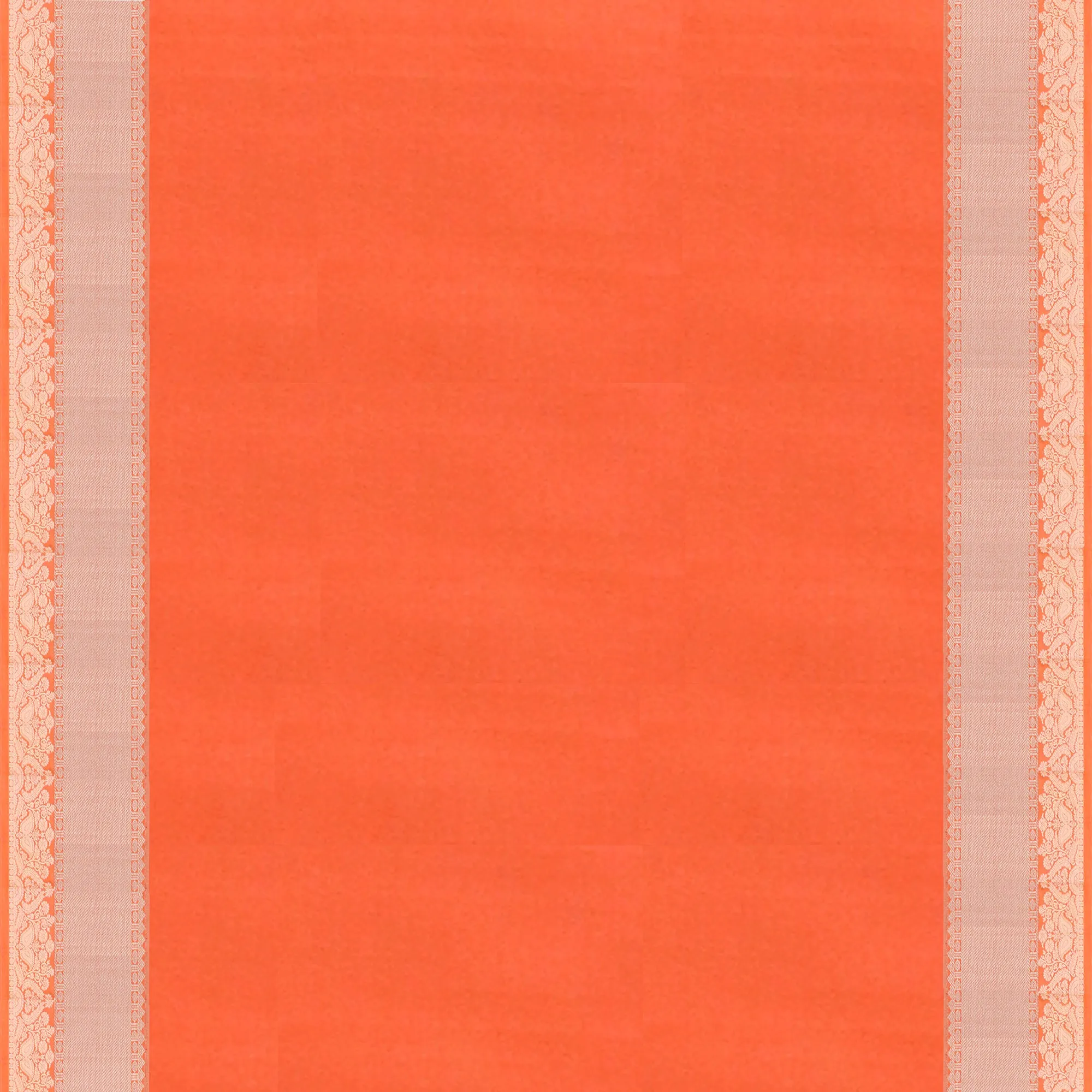 Handwoven Orange Kanjivaram Silk Saree - 314T001849DSA