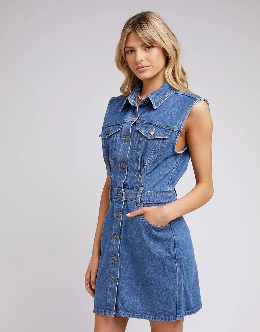 Kennedy Denim Dress (Heritage Blue)