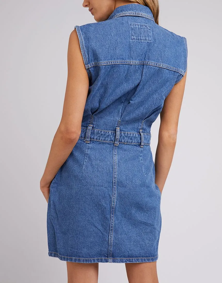 Kennedy Denim Dress (Heritage Blue)