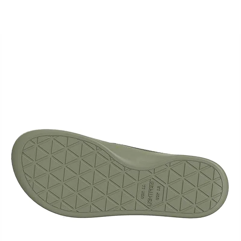 Khaki Arch Support Orthotic Unisex Thongs