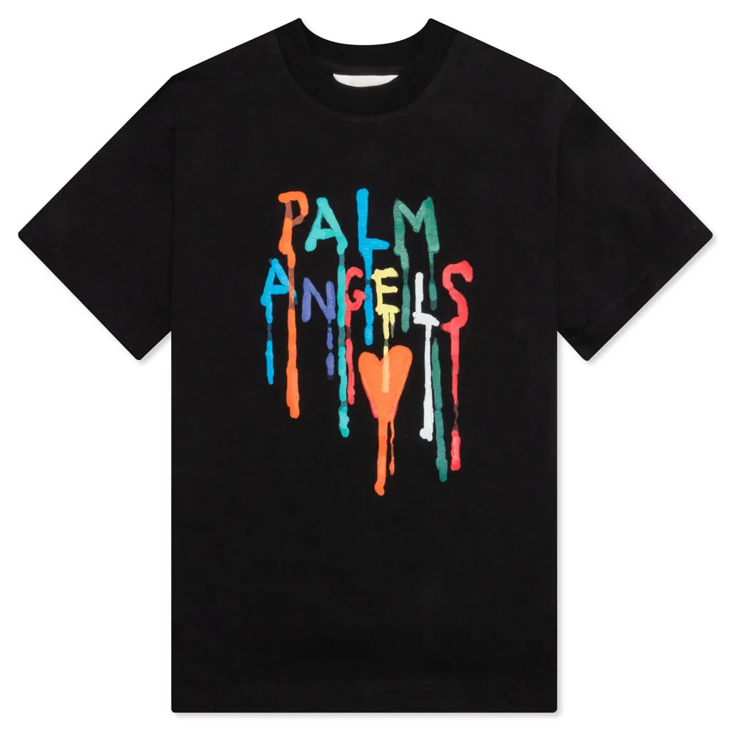 Kids Dripping T-Shirt - Black/Multi