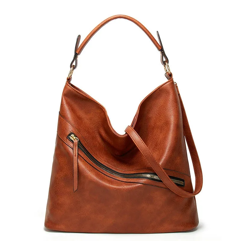 Large PU Leather Tote Bag, Shoulder Bag, Crossbody Bag and Handbag