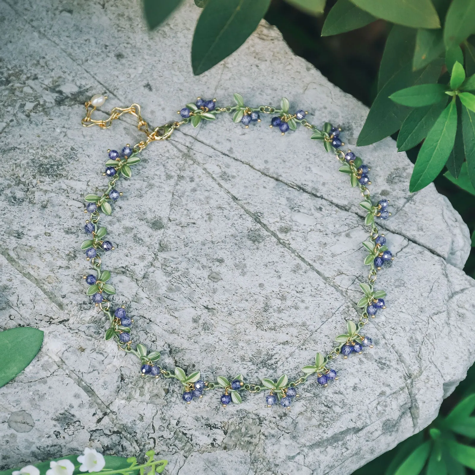 Lavender Berry Necklace