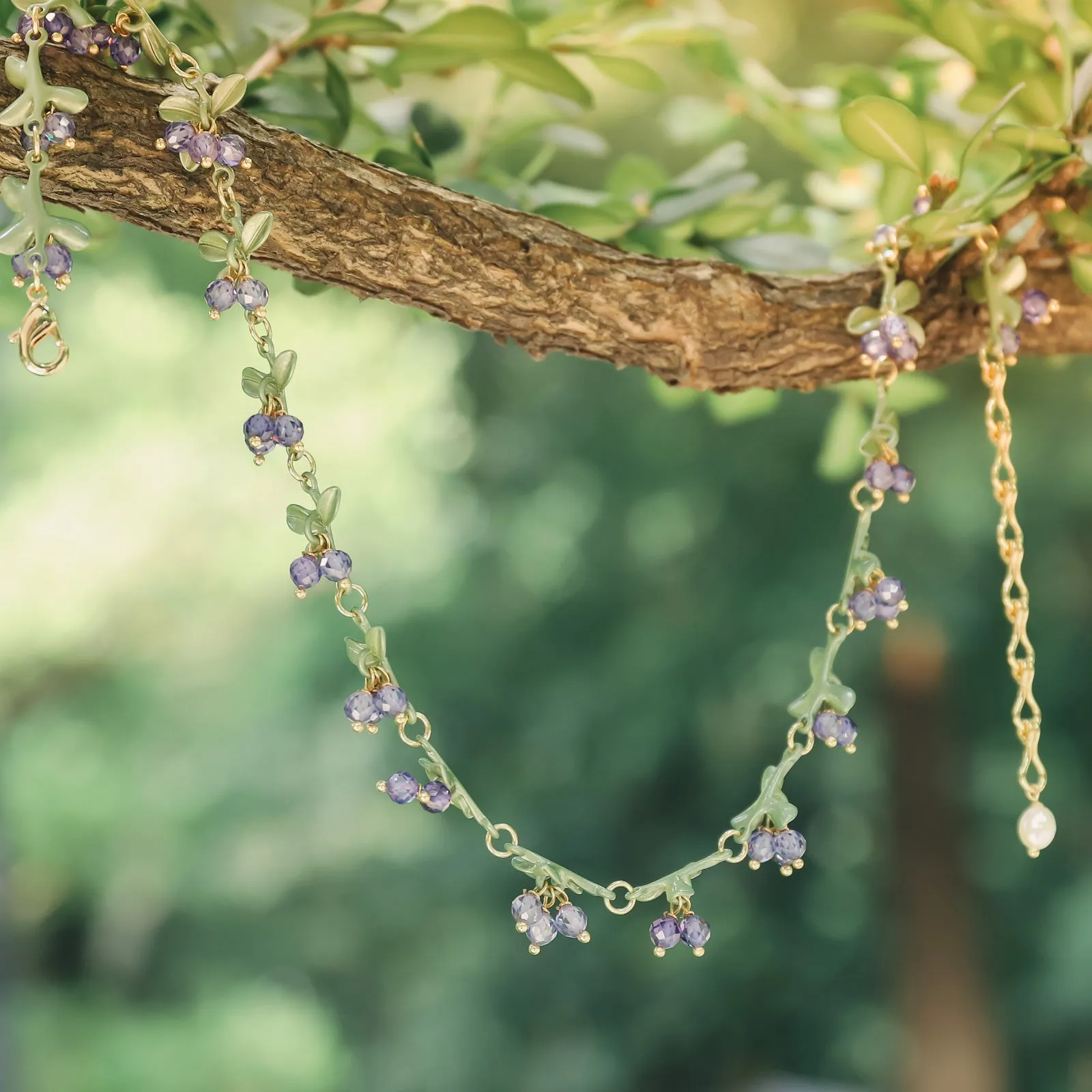 Lavender Berry Necklace